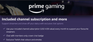 Sign-in to Prime Gaming